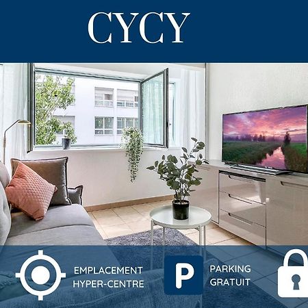 Homey Cycy - New / Free Parking / Hyper-Centre / Proche Geneve Annemasse Eksteriør billede