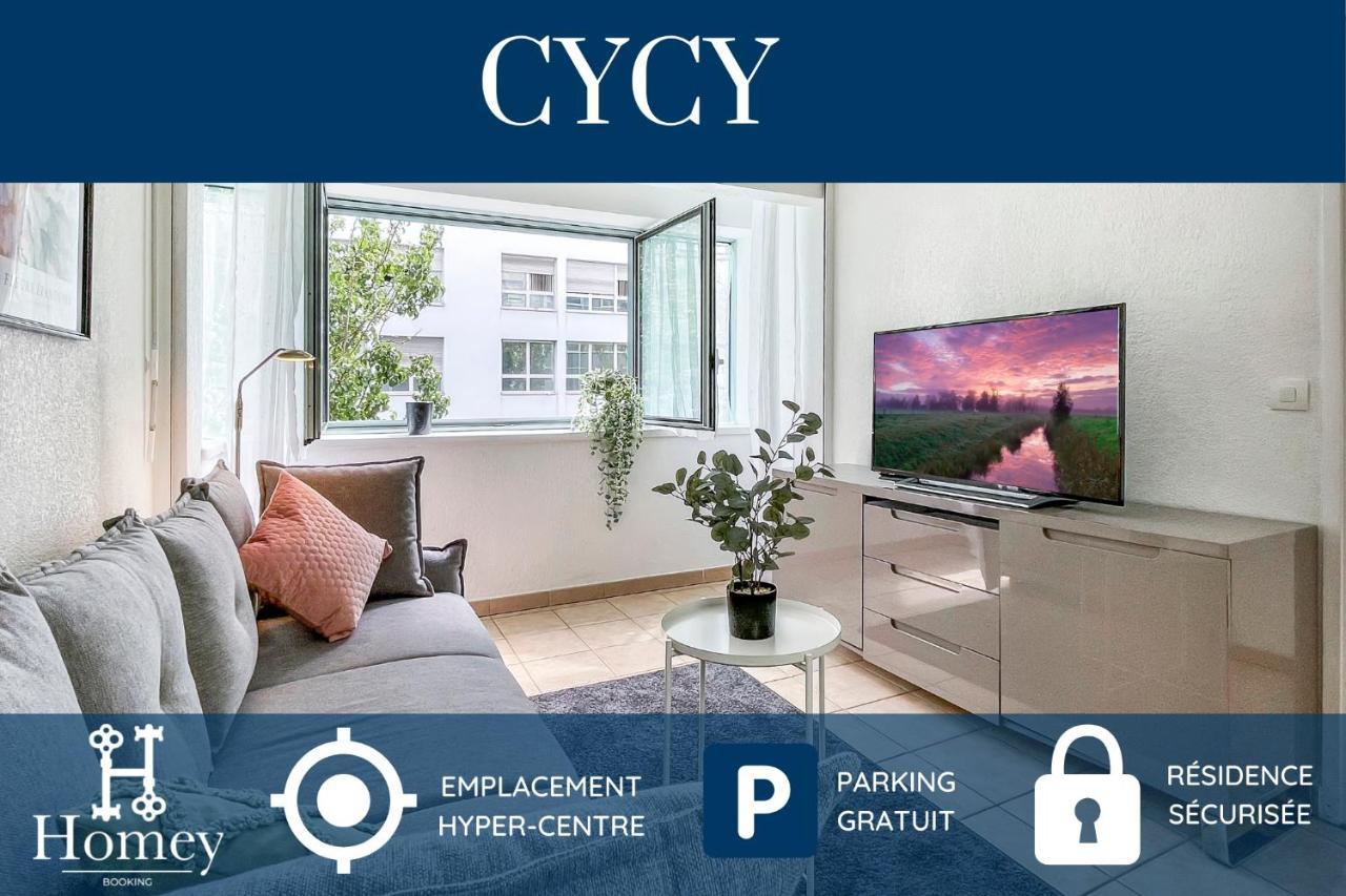 Homey Cycy - New / Free Parking / Hyper-Centre / Proche Geneve Annemasse Eksteriør billede